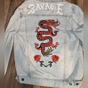 Embroidery Denim jacket